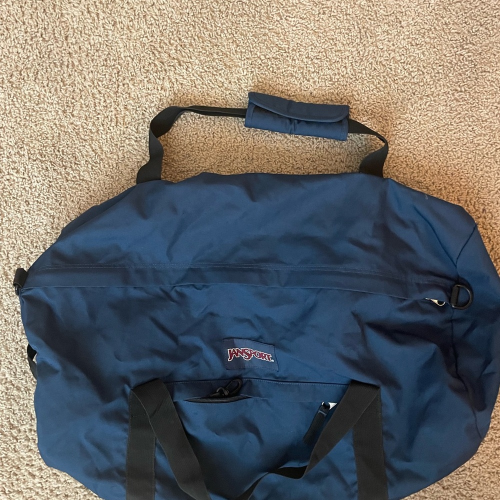 JanSport Blue Duffel Bag used good condition